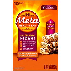 1 bar (40 g) Cinnamon Oatmeal Raisin Health Bar