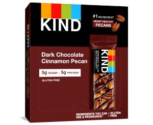 1 bar (40 g) Dark Chocolate Cinnamon Pecan Nut Bar