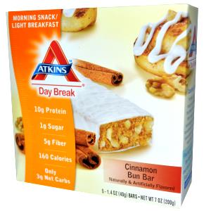 1 bar (40 g) Day Break Cinnamon Bun Bar