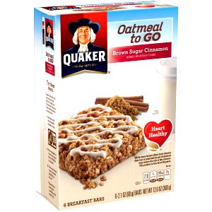 1 bar (40 g) Oatmeal to Go Bar - Brown Sugar Cinnamon (40g)