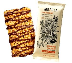 1 bar (40 g) Peruvian Cocoa Peanut Butter Plant Protein Bar