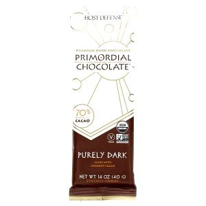 1 bar (40 g) Primordial Chocolate Purely Dark