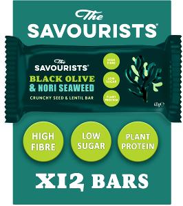 1 bar (40 g) Savory Bar with Black Olives & Walnuts