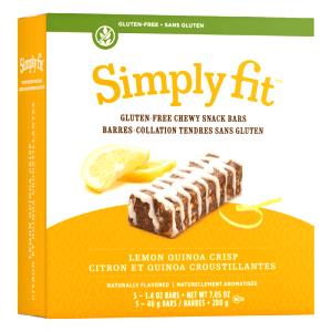 1 bar (40 g) Simply Fit Lemon Quinoa Crisp