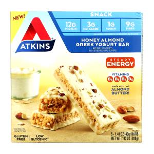 1 bar (40 g) Snack Honey Almond Greek Yogurt Bar