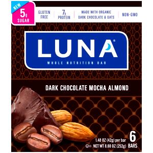 1 bar (42 g) Luna Bar - Dark Chocolate Mocha Almond