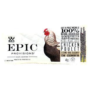 1 bar (43 g) Chicken Sesame BBQ Bar