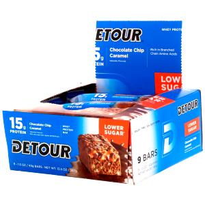 1 bar (43 g) Lower Sugar Whey Protein Bar - Chocolate Chip Caramel