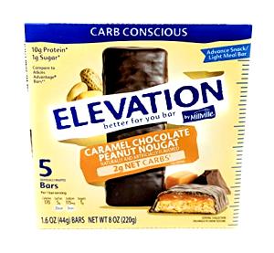 1 bar (44 g) Advance Caramel Chocolate Peanut Nougat