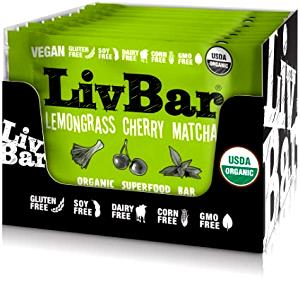 1 bar (44 g) Lemongrass Cherry Matcha Organic Superfood Bar