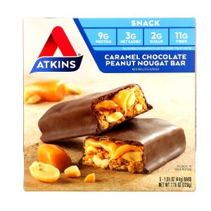 1 bar (44 g) Snack Caramel Chocolate Peanut Nougat Bar