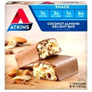 1 bar (44 g) Snack Coconut Almond Delight Bar