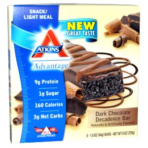 1 bar (44 g) Snack Dark Chocolate Decadence Bar