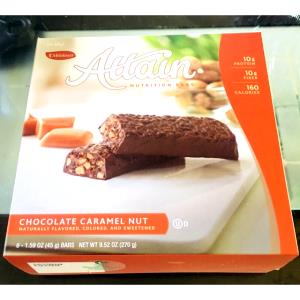1 bar (45 g) Attain Chocolate Caramel Nut Nutrition Bar