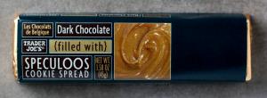 1 bar (45 g) Dark Chocolate Filled with Speculoos Cookie Spread
