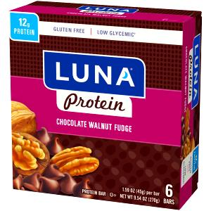 1 bar (45 g) Luna Protein Bar - Chocolate Walnut Fudge