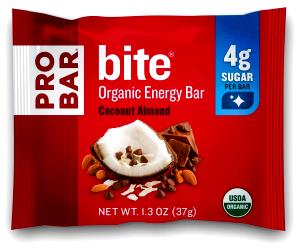1 bar (46 g) Bite Organic Energy Bar Coconut Almond