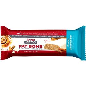 1 bar (47 g) Keto Fat Bomb Frosted Cinnamon Bun
