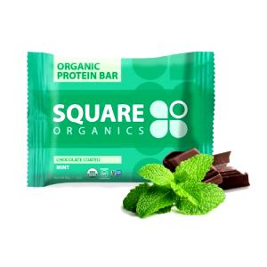 1 bar (48 g) Organic Protein Bar Chocolate Coated Mint