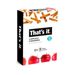 1 bar (50 g) Fruitified Nutrition Bar - Apple Cinnamon