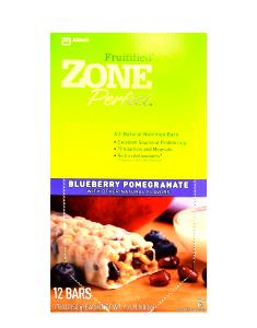 1 bar (50 g) Fruitified Nutrition Bar - Blueberry