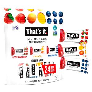 1 bar (50 g) No Sugar Added Fruit Bars
