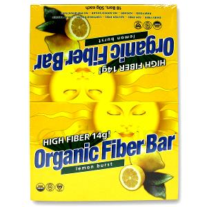 1 bar (50 g) Organic Fiber Bar - Lemon Burst