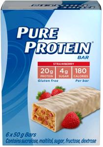 1 bar (50 g) Strawberry Bar with Greek Yogurt Style Coating