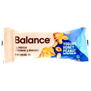 1 bar (50 g) Yogurt Honey Peanut Protein Nutrition Bar