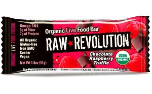1 bar (51 g) Chocolate Raspberry Truffle Organic Live Food Bar