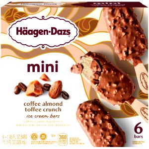 1 bar (51 g) Coffee Almond Crunch Ice Cream Bars (Snack Size)