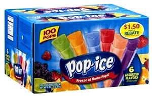 1 bar (53 g) Assorted Ice Pops