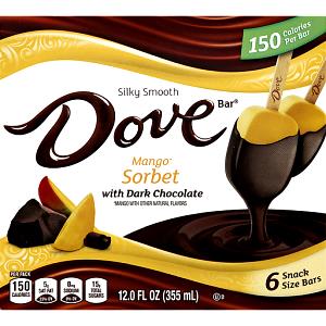 1 bar (53 g) Mango Sorbet with Dark Chocolate