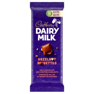 1 bar (6 squares) (42 g) Dairy Milk Hazelnut