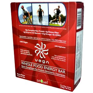 1 bar (60 g) Berry Whole Food Energy Bar