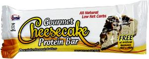 1 bar (60 g) Gourmet Cheesecake Protein Bar - Peanut Butter Chocolate Chip