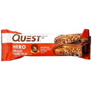 1 bar (60 g) Hero Chocolate Caramel Pecan Bar