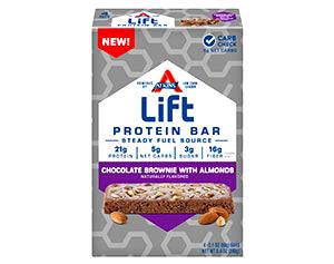 1 bar (60 g) Lift Chocolate Brownie with Almonds Bar