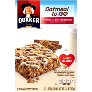 1 bar (60 g) Oatmeal Breakfast Squares - Brown Sugar Cinnamon