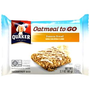1 bar (60 g) Oatmeal to Go Bar - Banana Bread