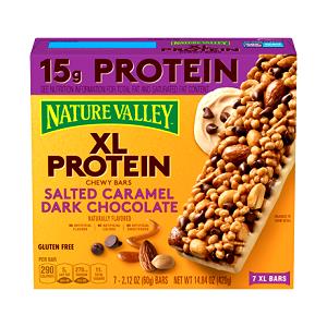 1 bar (60 g) XL Protein Salted Caramel Dark Chocolate
