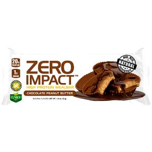 1 bar (60 g) Zero Impact High Protein Meal Bars - Chocolate Peanut Butter