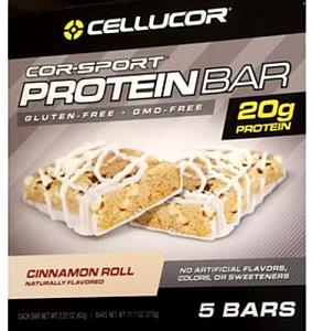 1 bar (63 g) Cor-Sport Protein Bar Cinnamon Roll