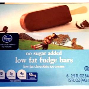 1 bar (64 g) No Sugar Added Low Fat Fudge Bars