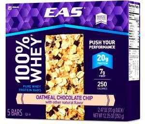 1 bar (70 g) 100% Whey Protein Bar Oatmeal Chocolate Chip