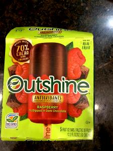 1 bar (72 g) Raspberry 1/2 Dipped in Dark Chocolate