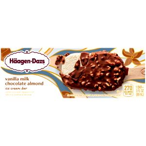 1 bar (77 g) Vanilla Milk Chocolate Almond Ice Cream Bar