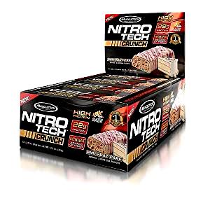 1 bar (80 g) Nitro-Tech Hardcore Chocolate Caramel Nut Crunch Bar