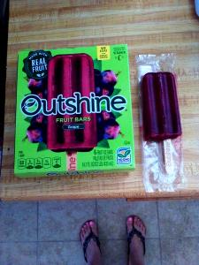 1 bar (84 g) Outshine Fruit Bars - Grape