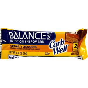 1 Bar Balance Bar Carbwell, Chocolate Fudge